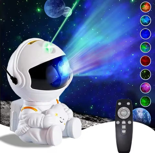 Galaxy Star Projector Night Light Astronaut