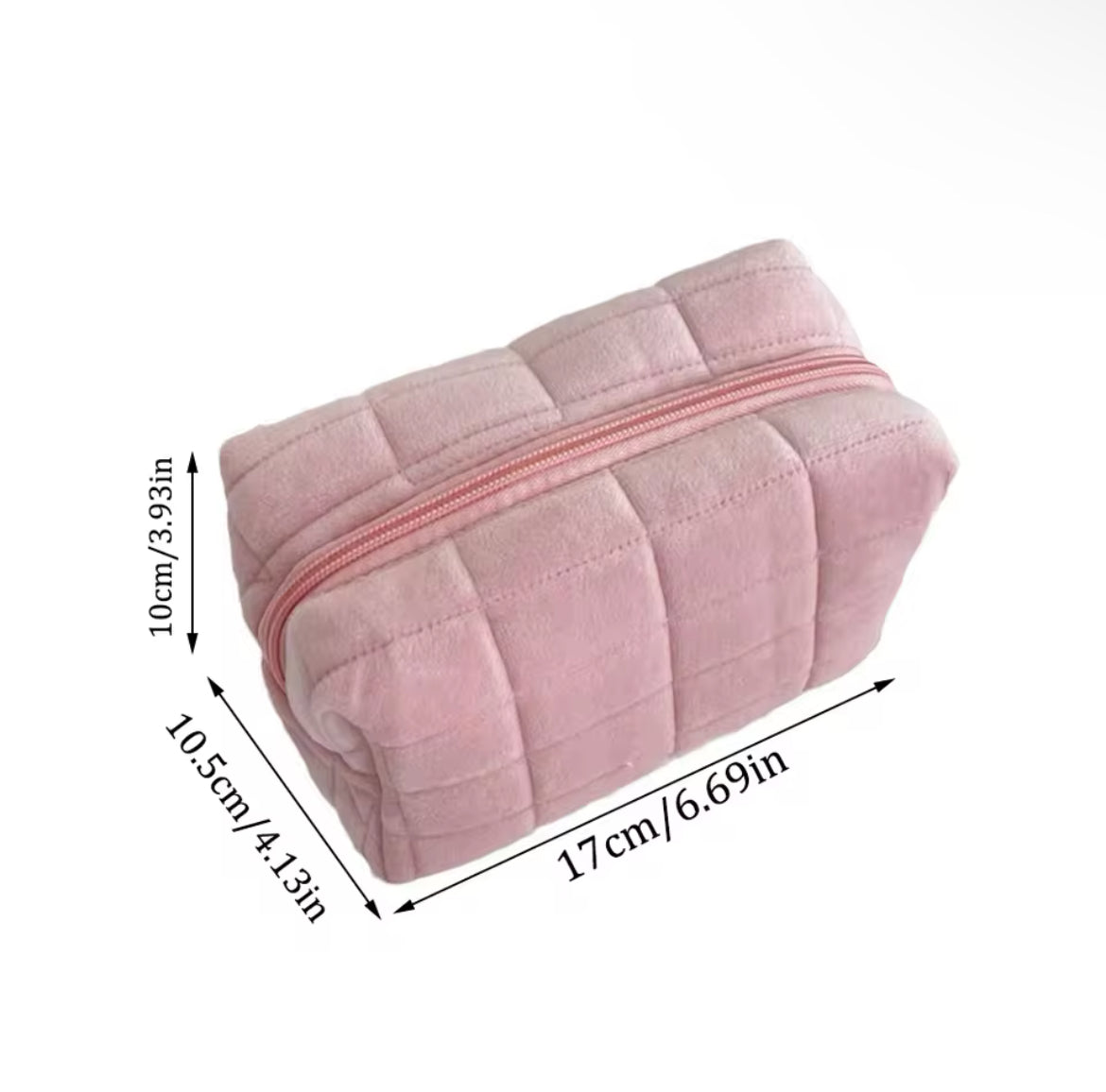 Plush Makeup Bag for Women